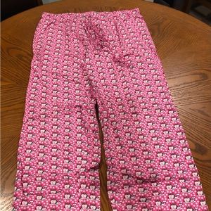 Vineyard Vines Christmas lounge pant, women’s size Medium, pink, gently worn.